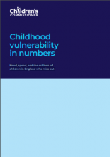 Childhood vulnerability in numbers: Need, spend, and the millions of children in England who miss out